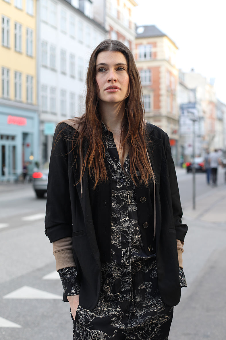 Blazer de Lana Lion Negro