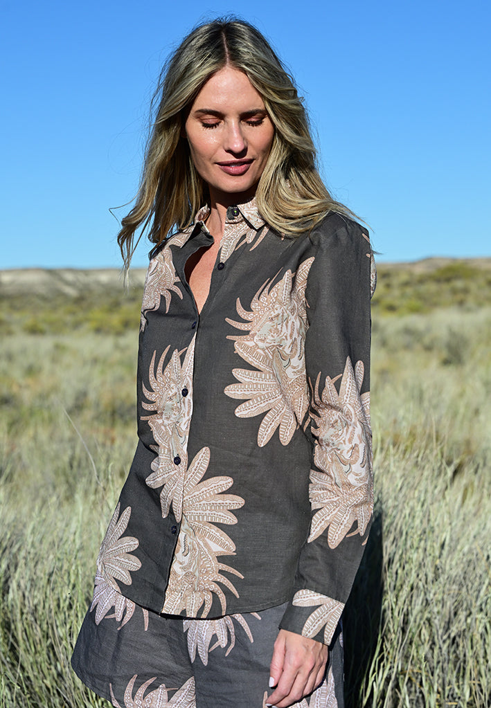 Camisa Greek Grey