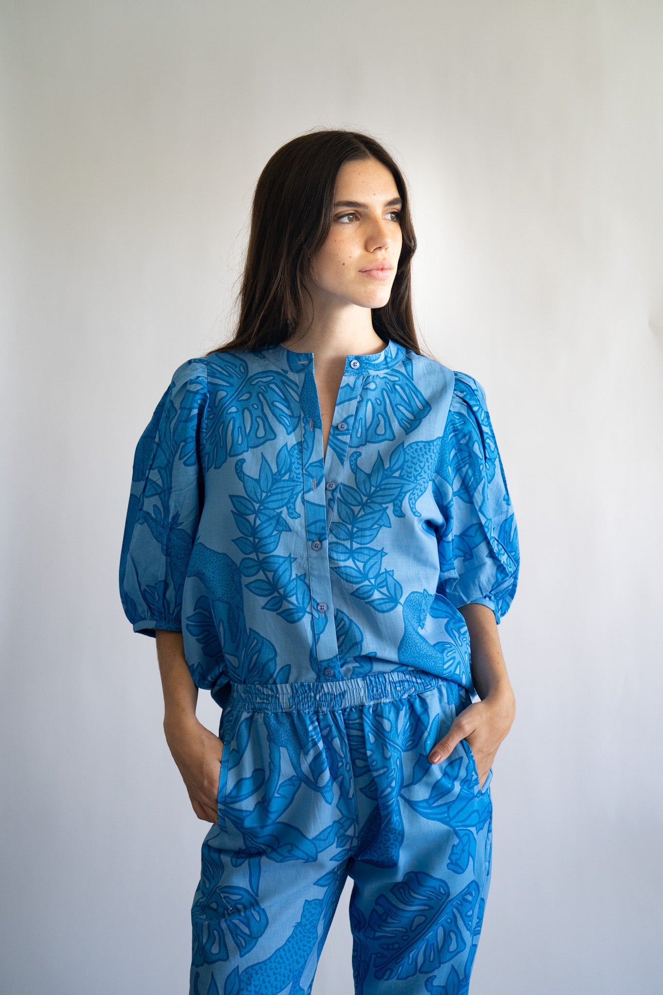 Camisa Balloon Life in Colors Azul