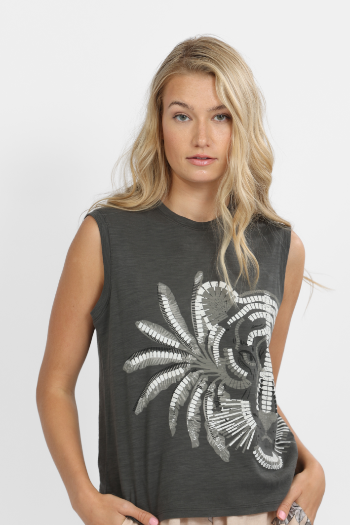 Tank Top Mosaico Grey