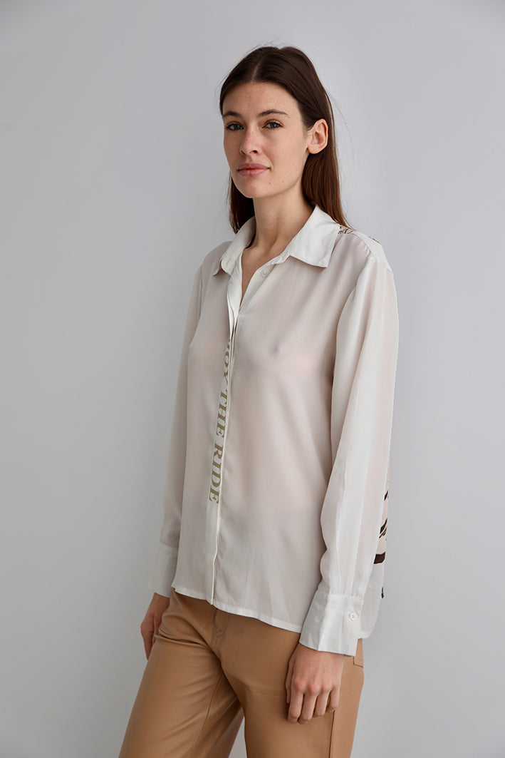 Camisa Lion Blanco