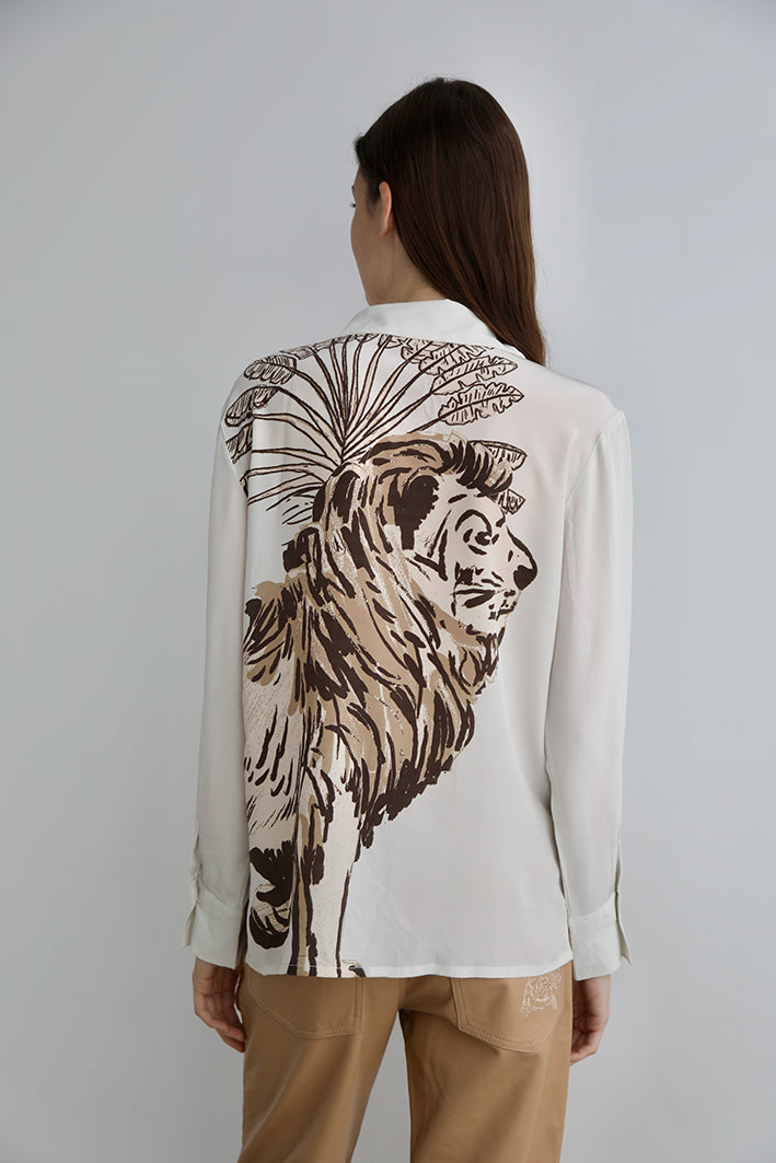 Camisa Lion Blanco
