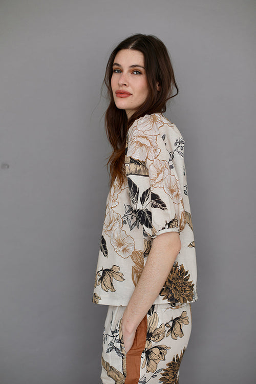Camisa Balloon Clara Portrait