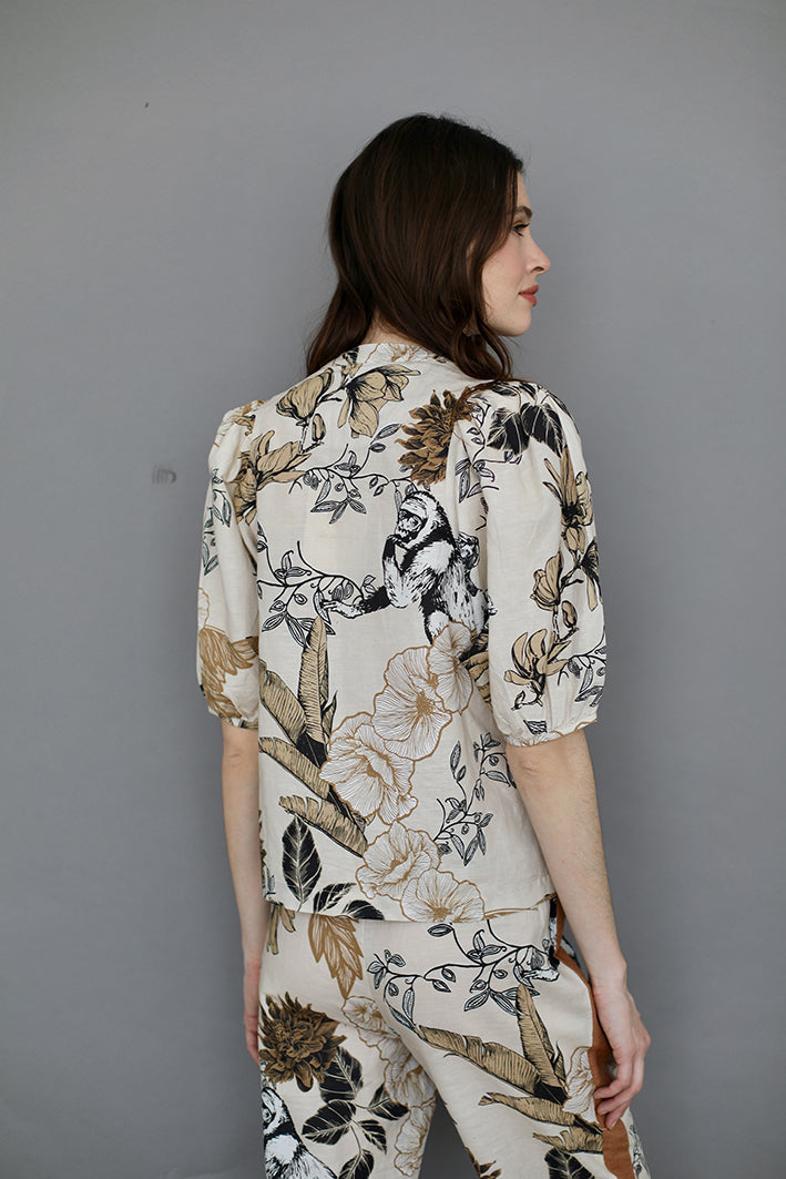 Camisa Balloon Clara Portrait