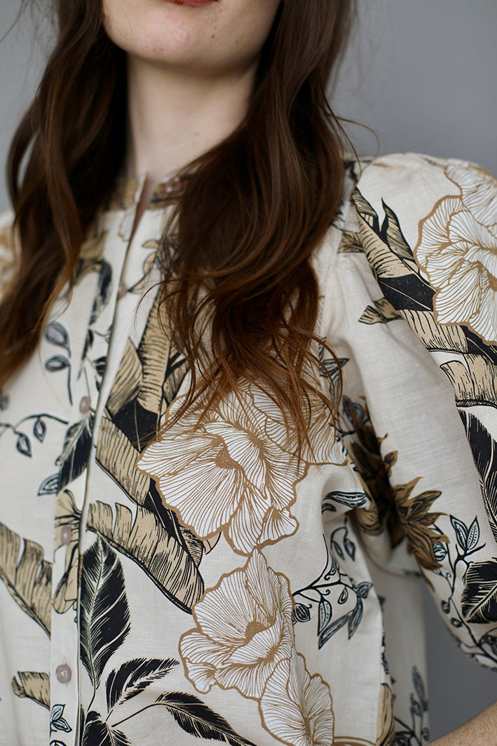 Camisa Balloon Clara Portrait
