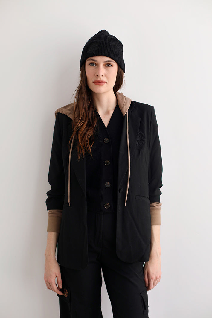 Blazer de Lana Lion Negro