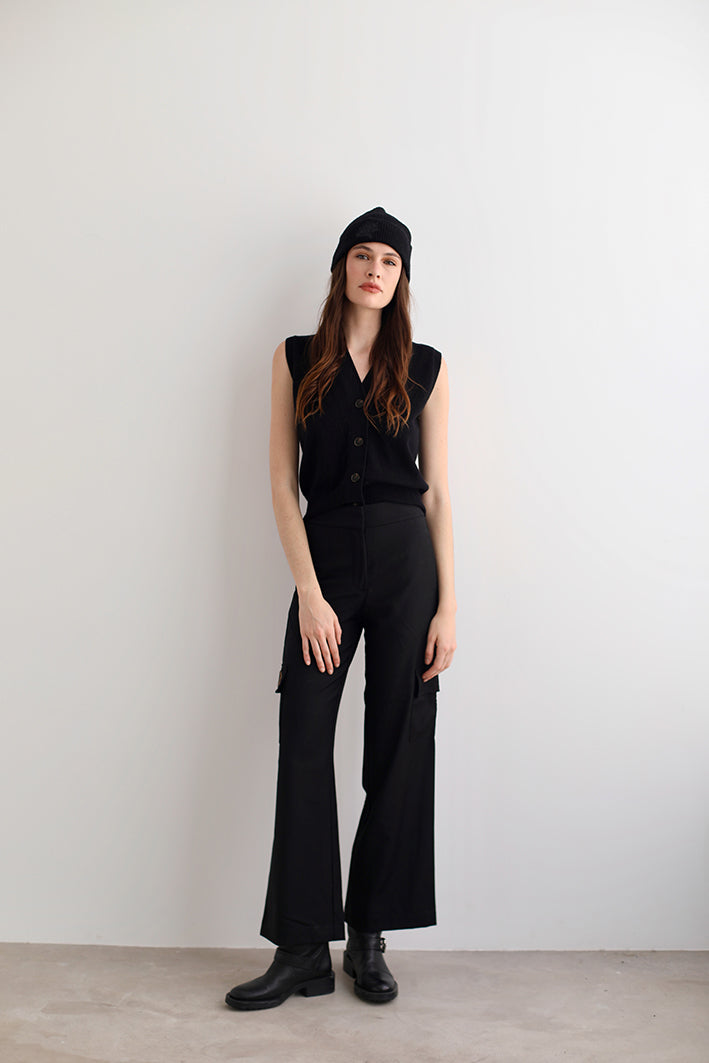 Pantalón de Lana Lion Negro