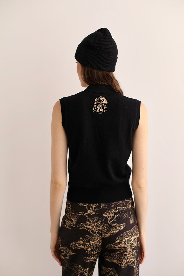 Chaleco Lion Negro