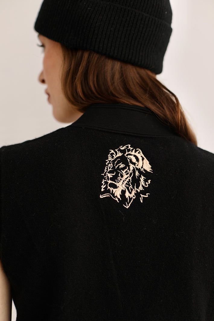 Chaleco Lion Negro
