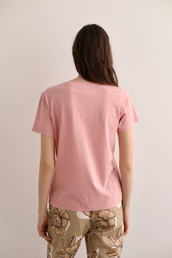 Remera Cheetah Rosa