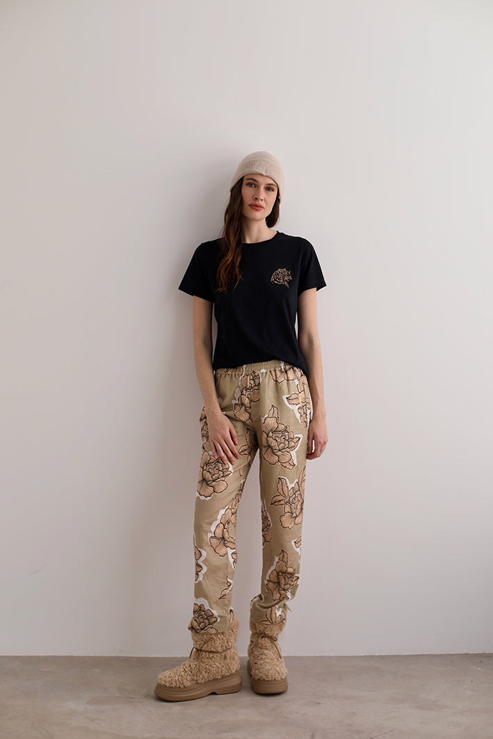 Remera Cheetah Negro