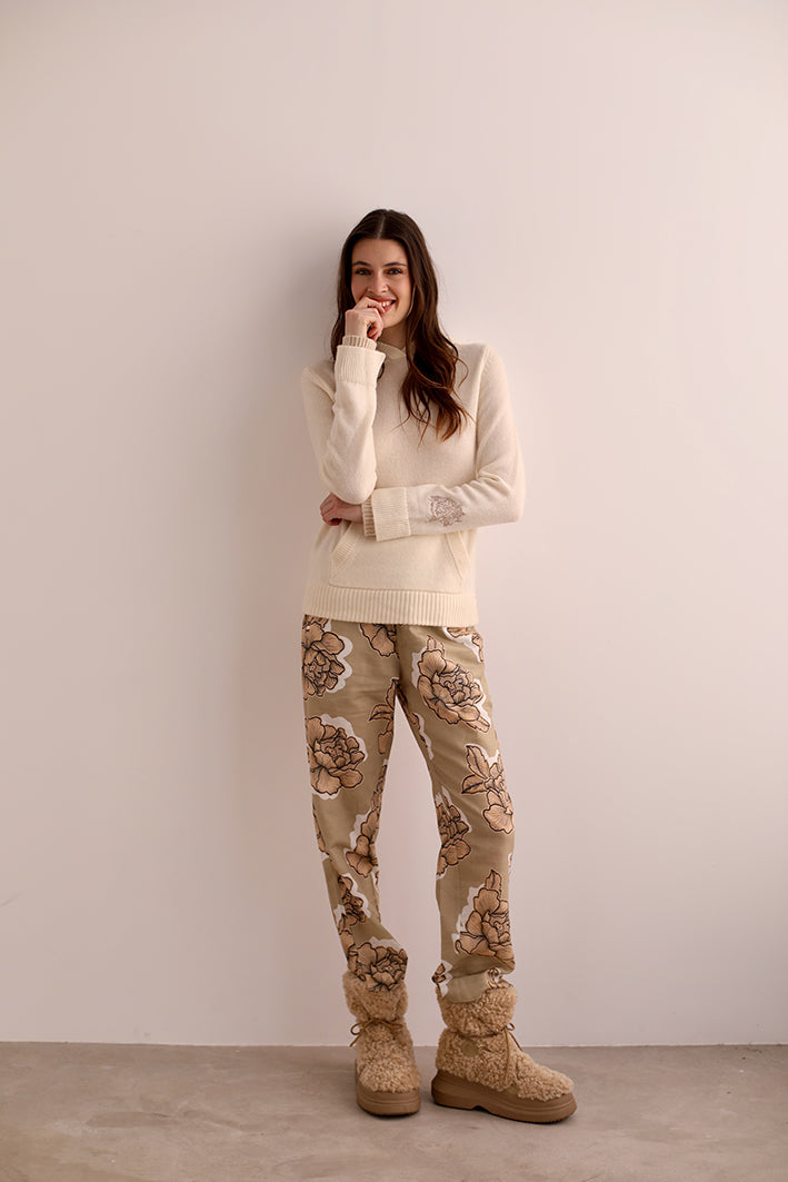 Buzo Tejido Cheetah Beige