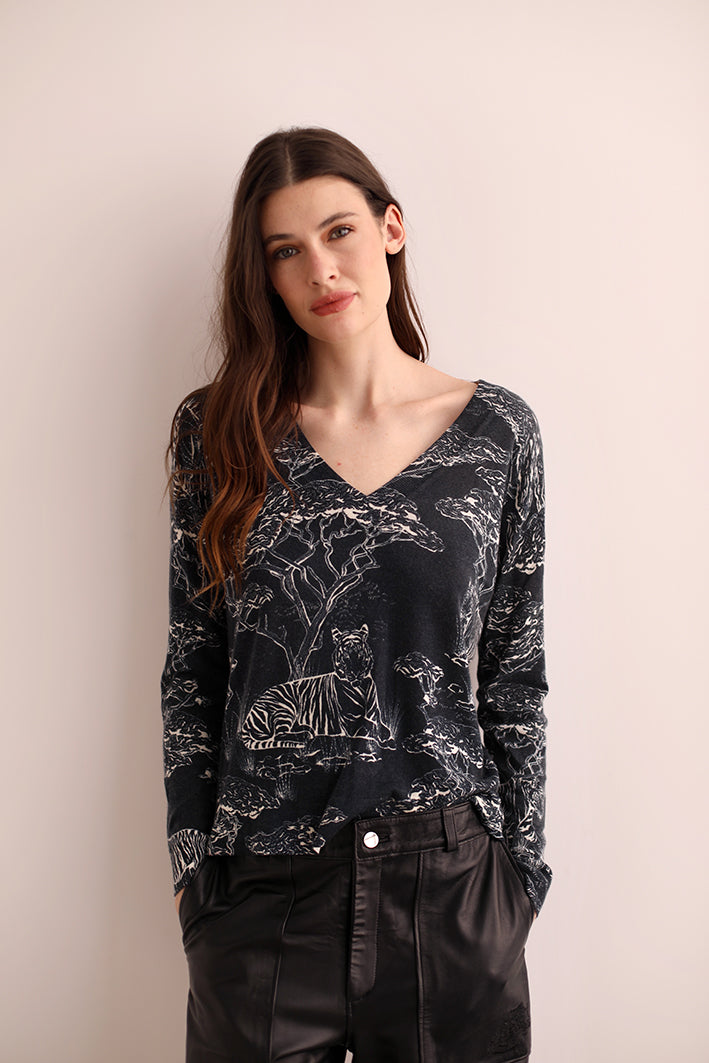 Sweater Safari Negro