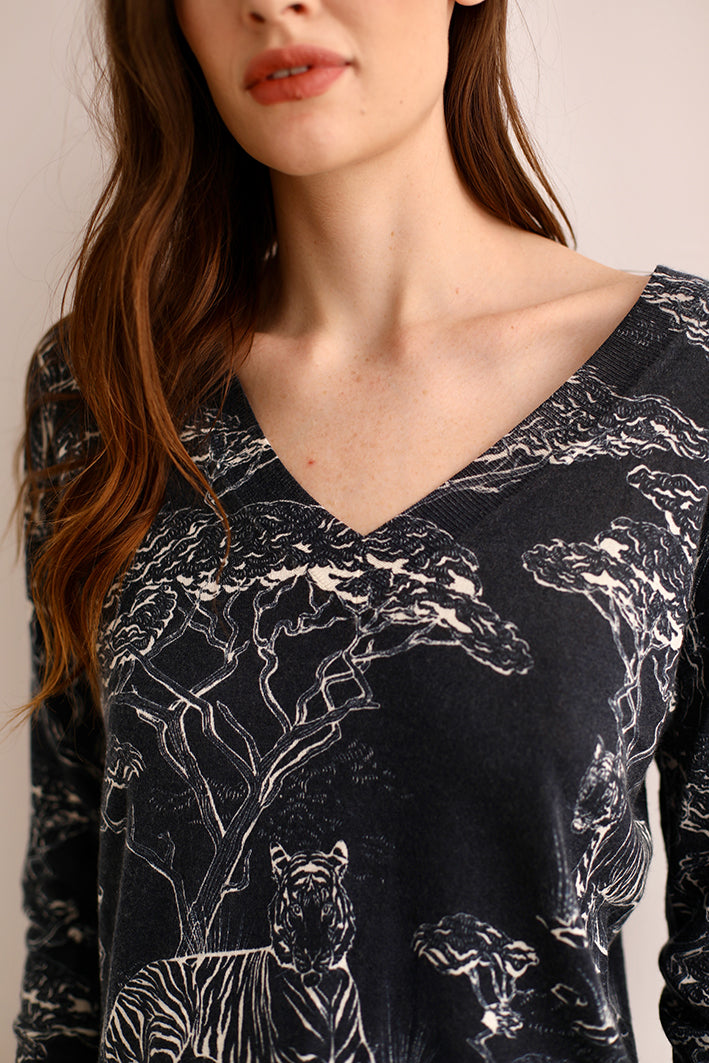 Sweater Safari Negro