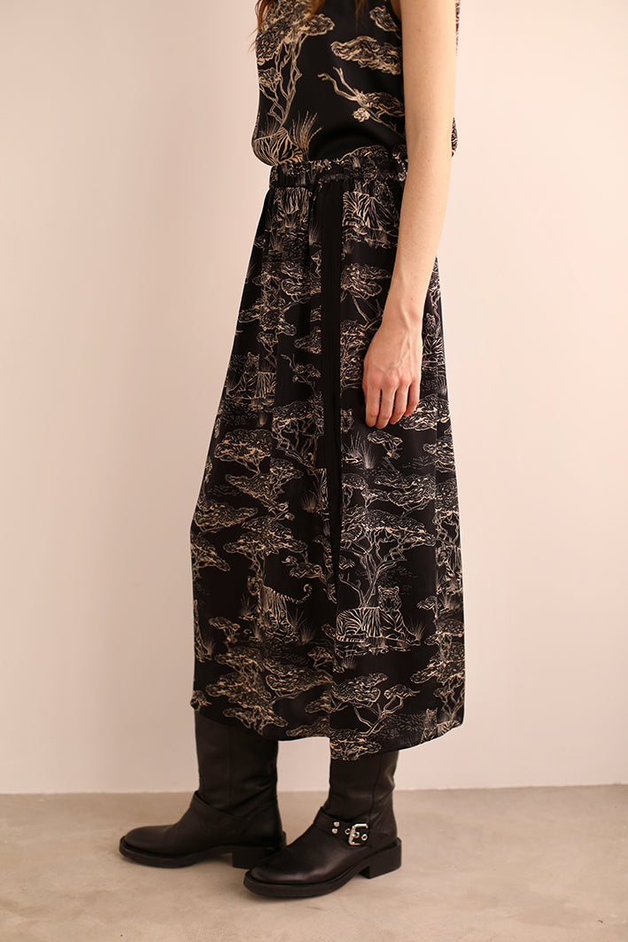 Pollera Safari Negro
