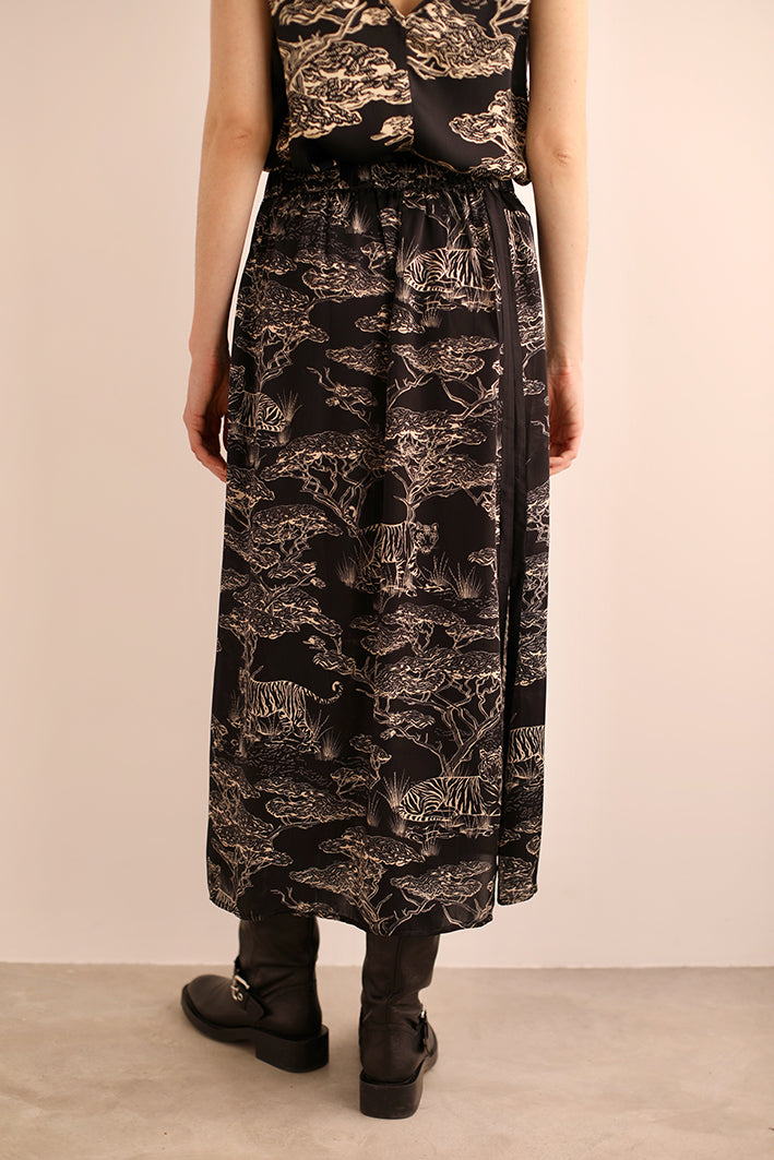 Pollera Safari Negro