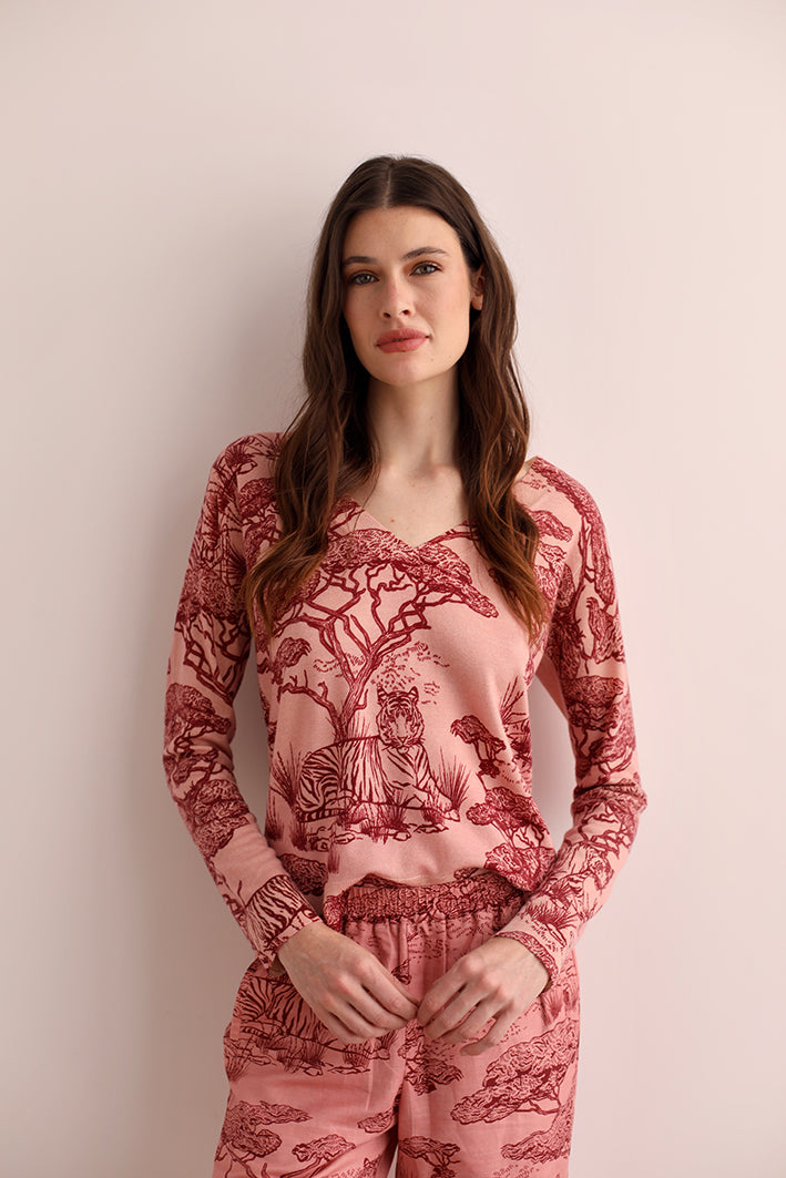 Sweater Safari Rosa