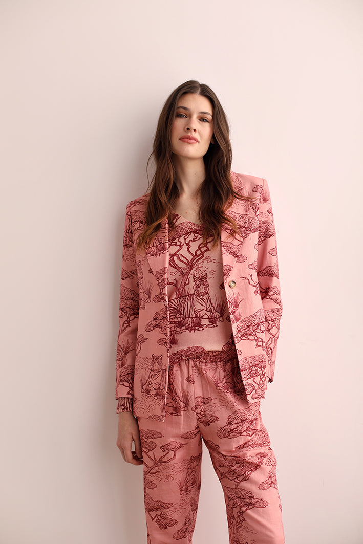 Blazer Safari Rosa