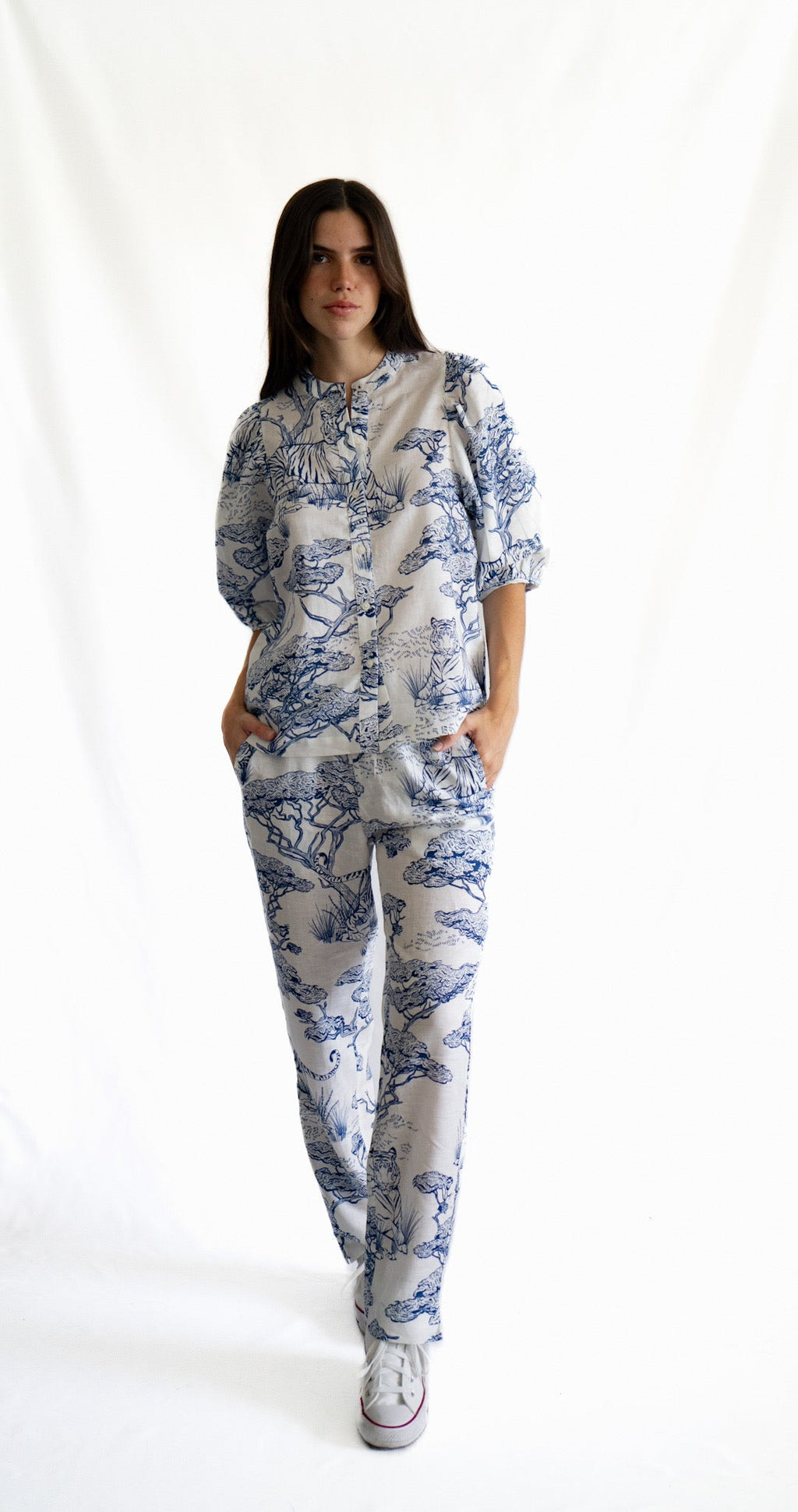 Pantalón Safari Blanco