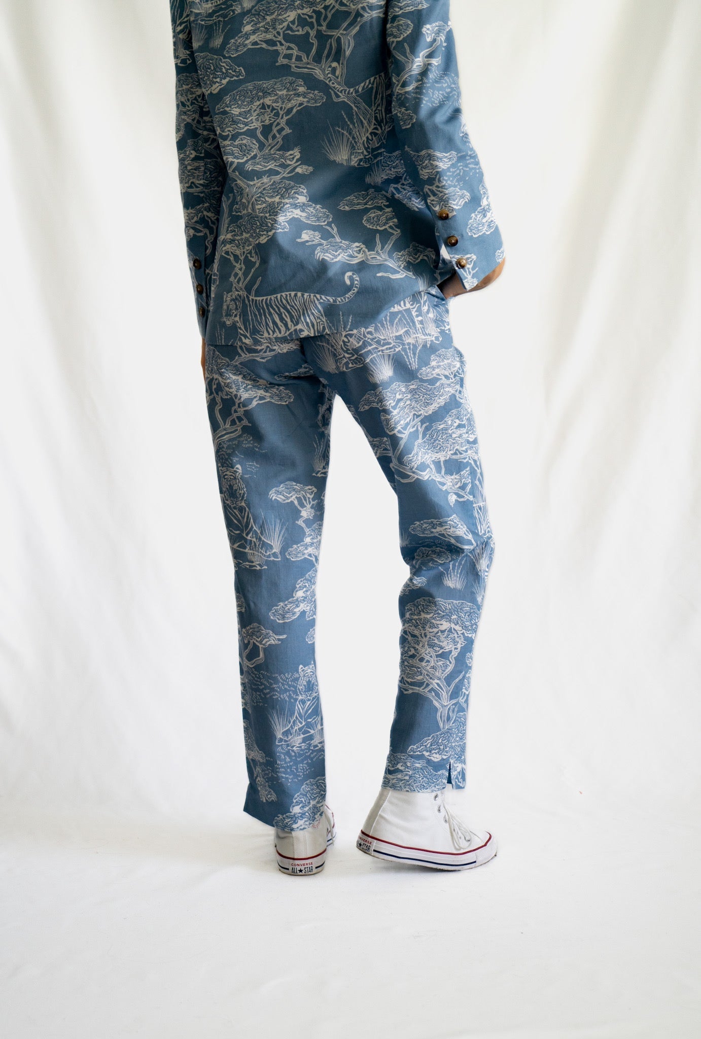 Pantalón Safari Celeste 