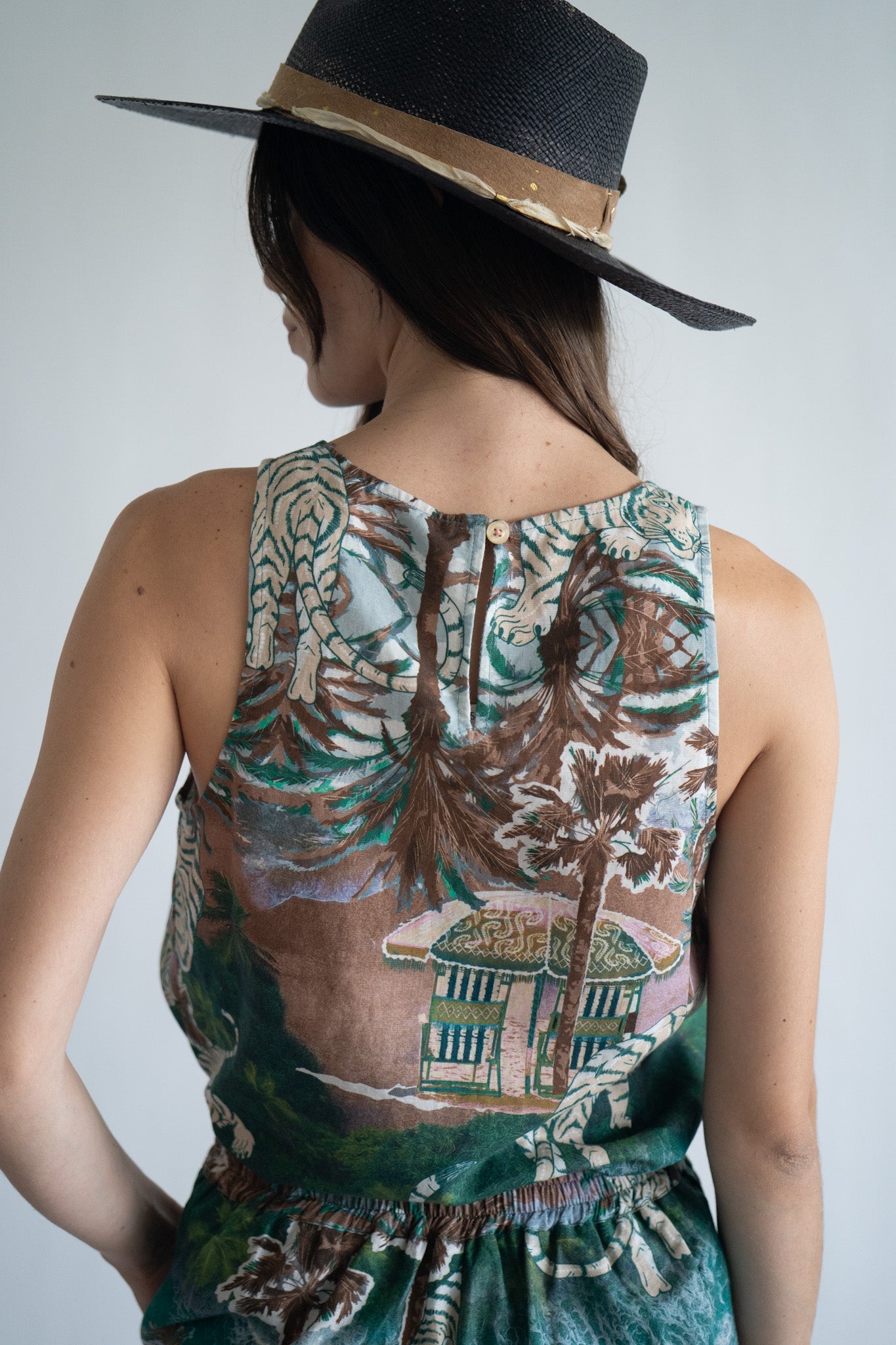 Camiseta sin mangas Paraíso