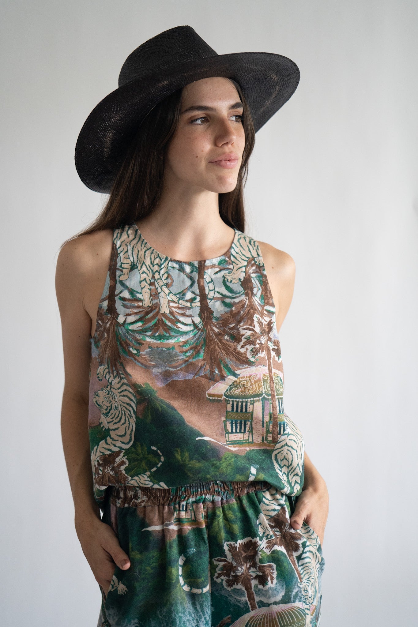 Camiseta sin mangas Paraíso