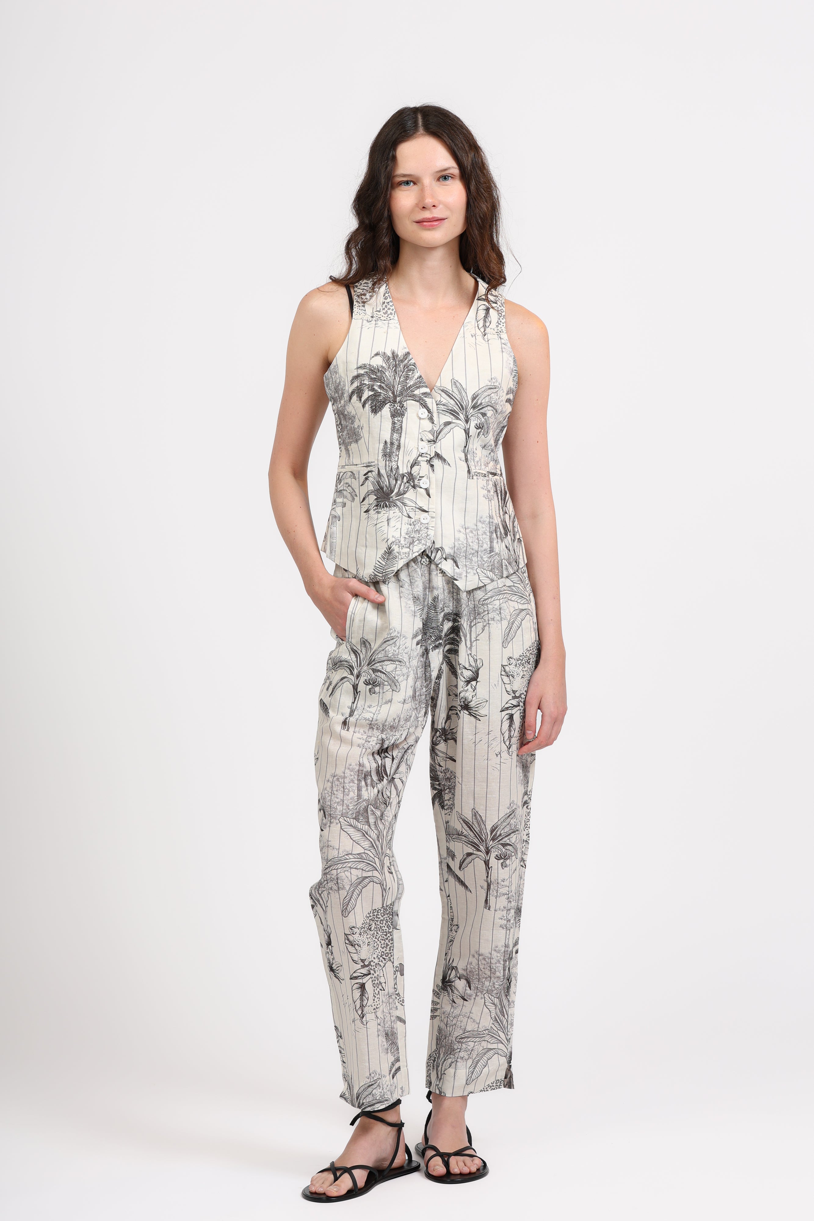 Pant Tropique Ecru