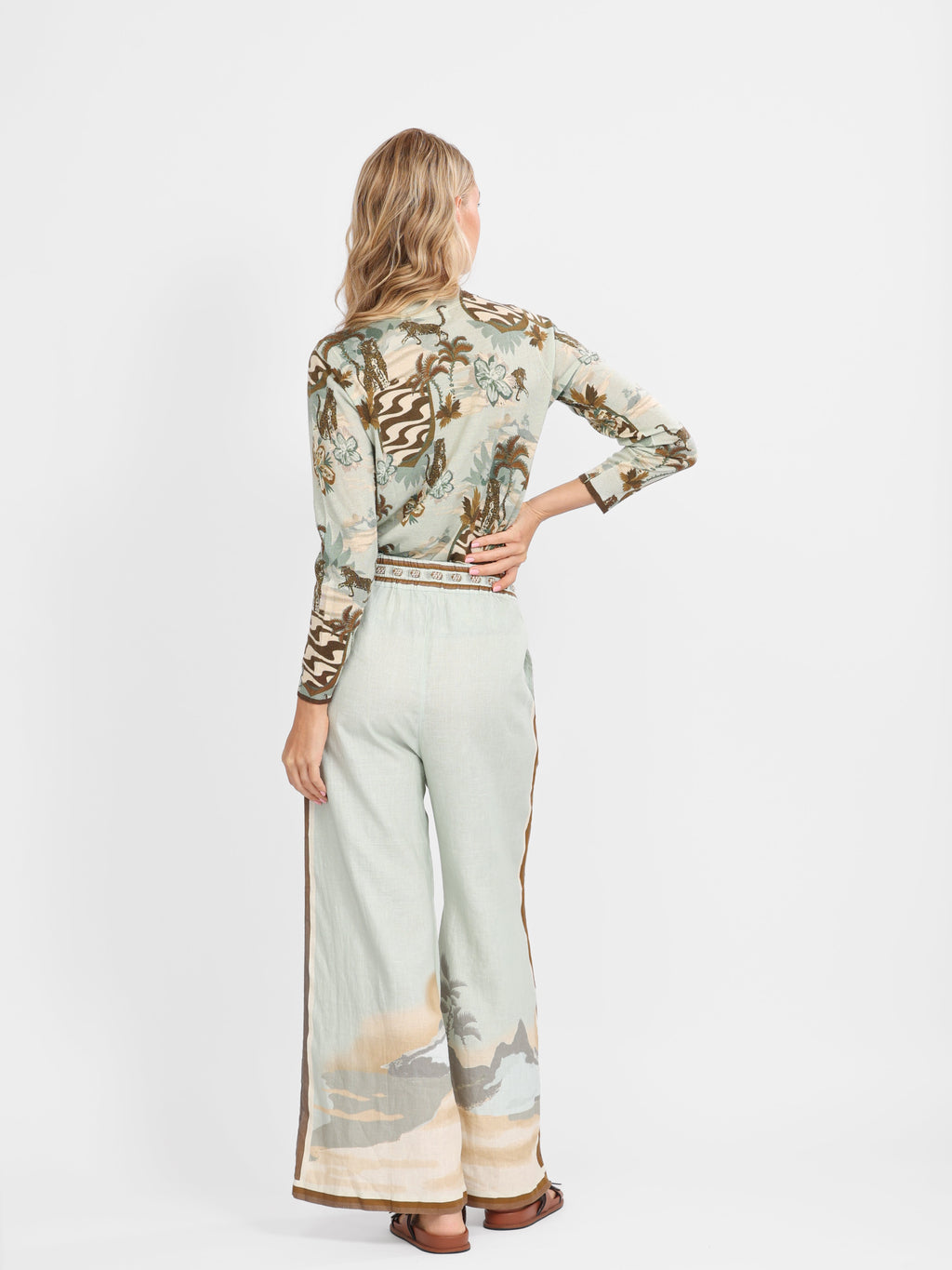 Linen Pant Ipanema Matcha