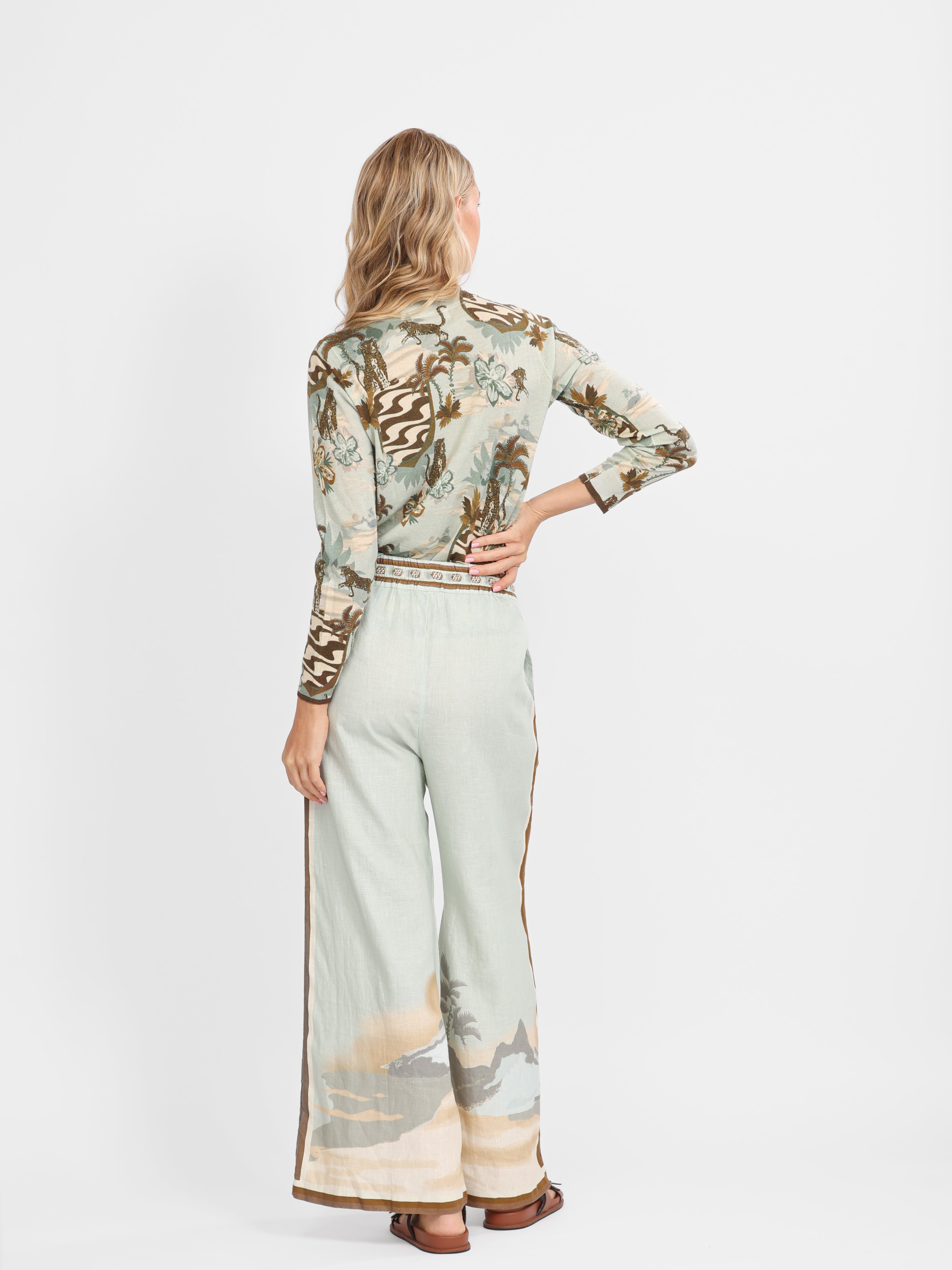 Linen Pant Ipanema Matcha