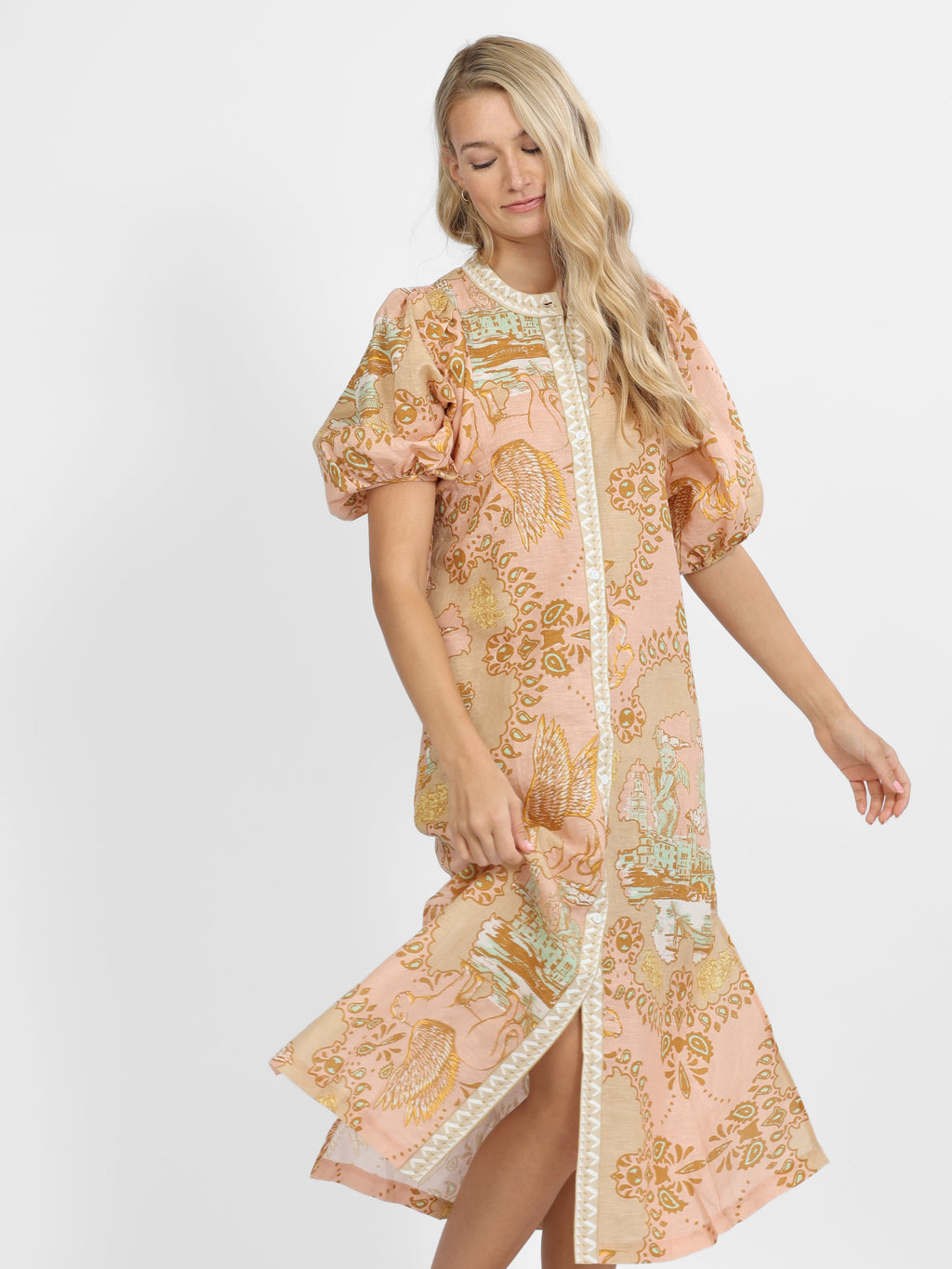 Tunic Italian Coast Rose