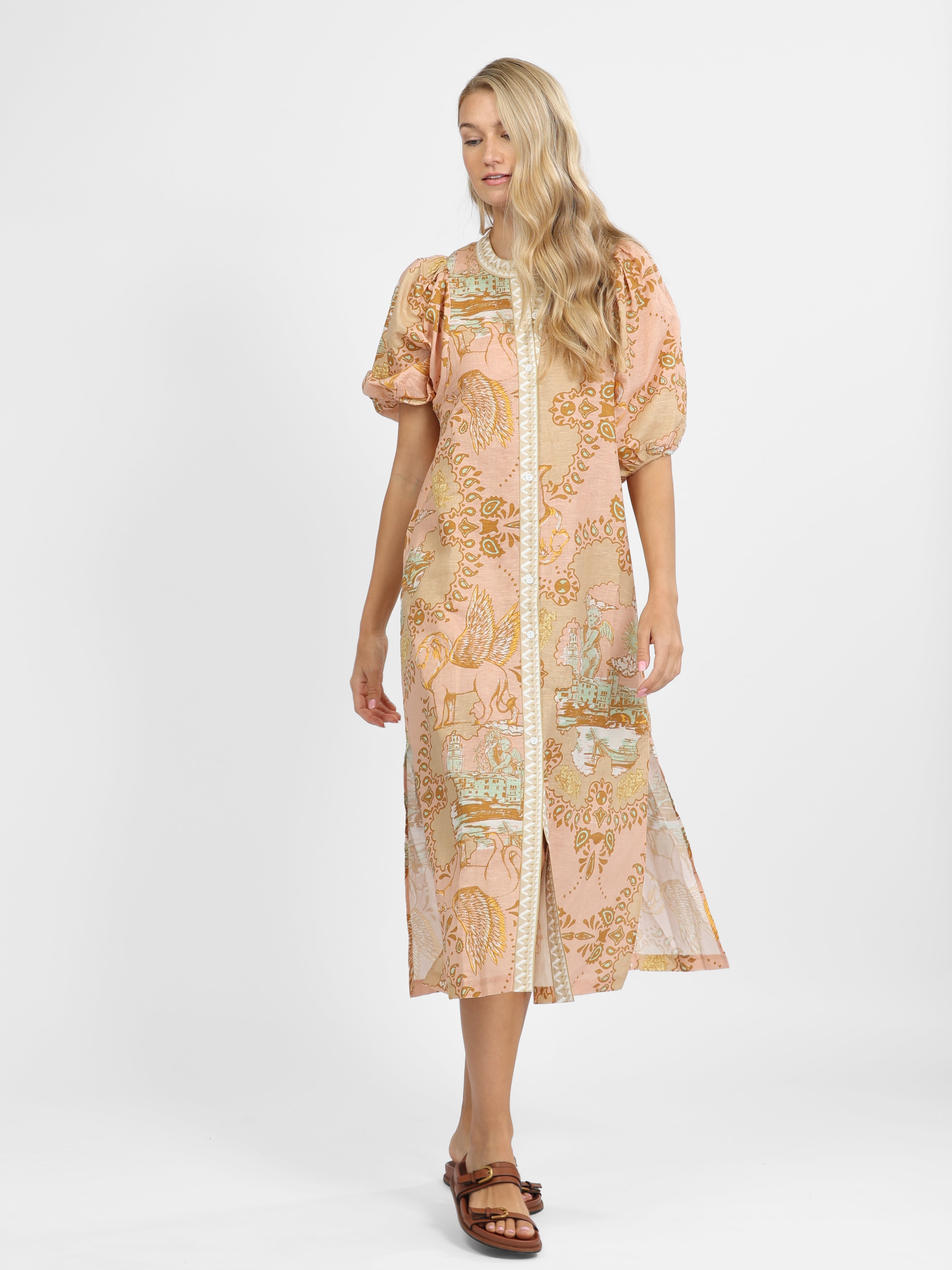 Tunic Italian Coast Rose