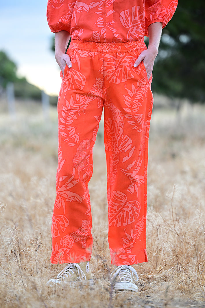 Pantalón Life in Colors Rojo 