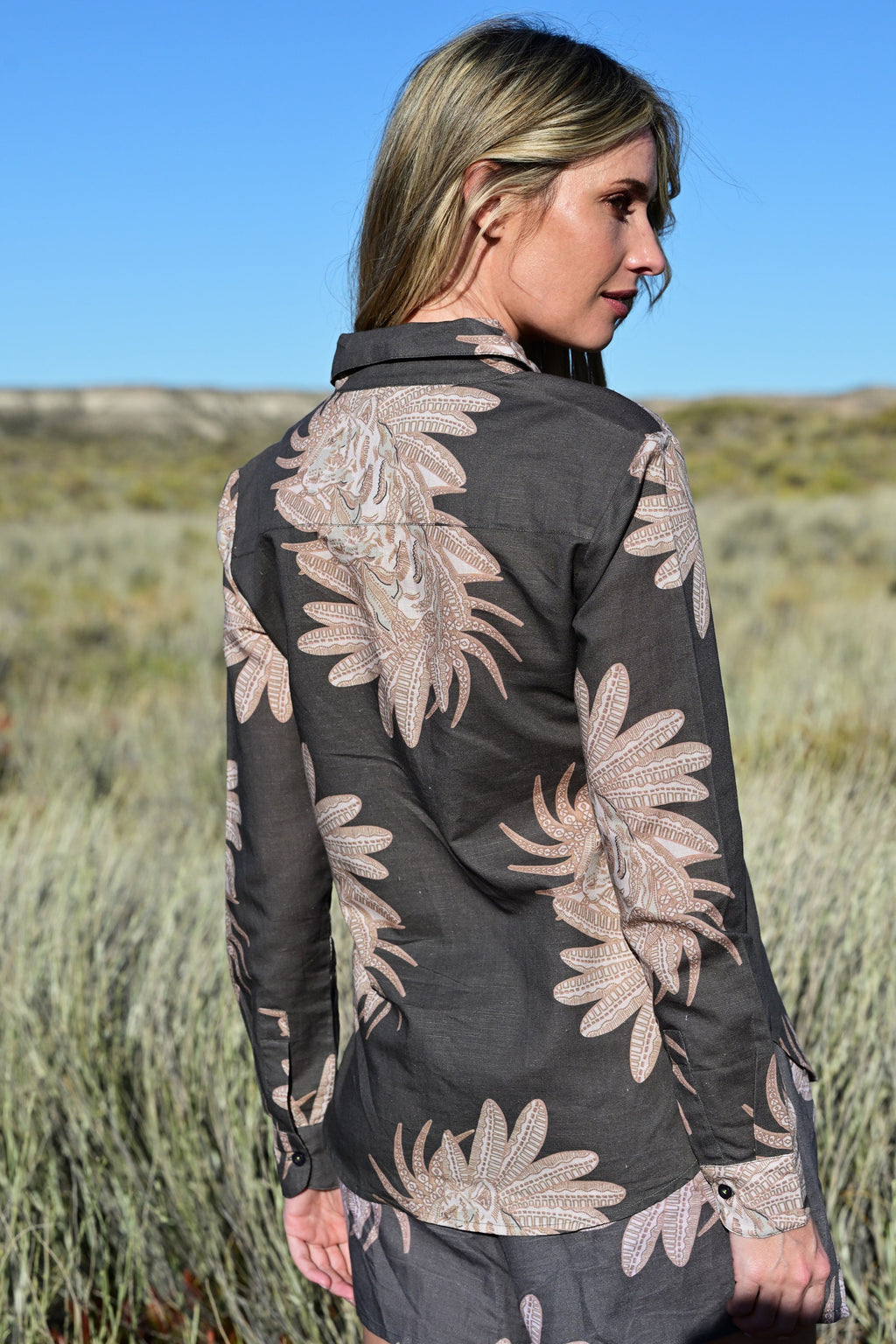 Camisa Greek Grey