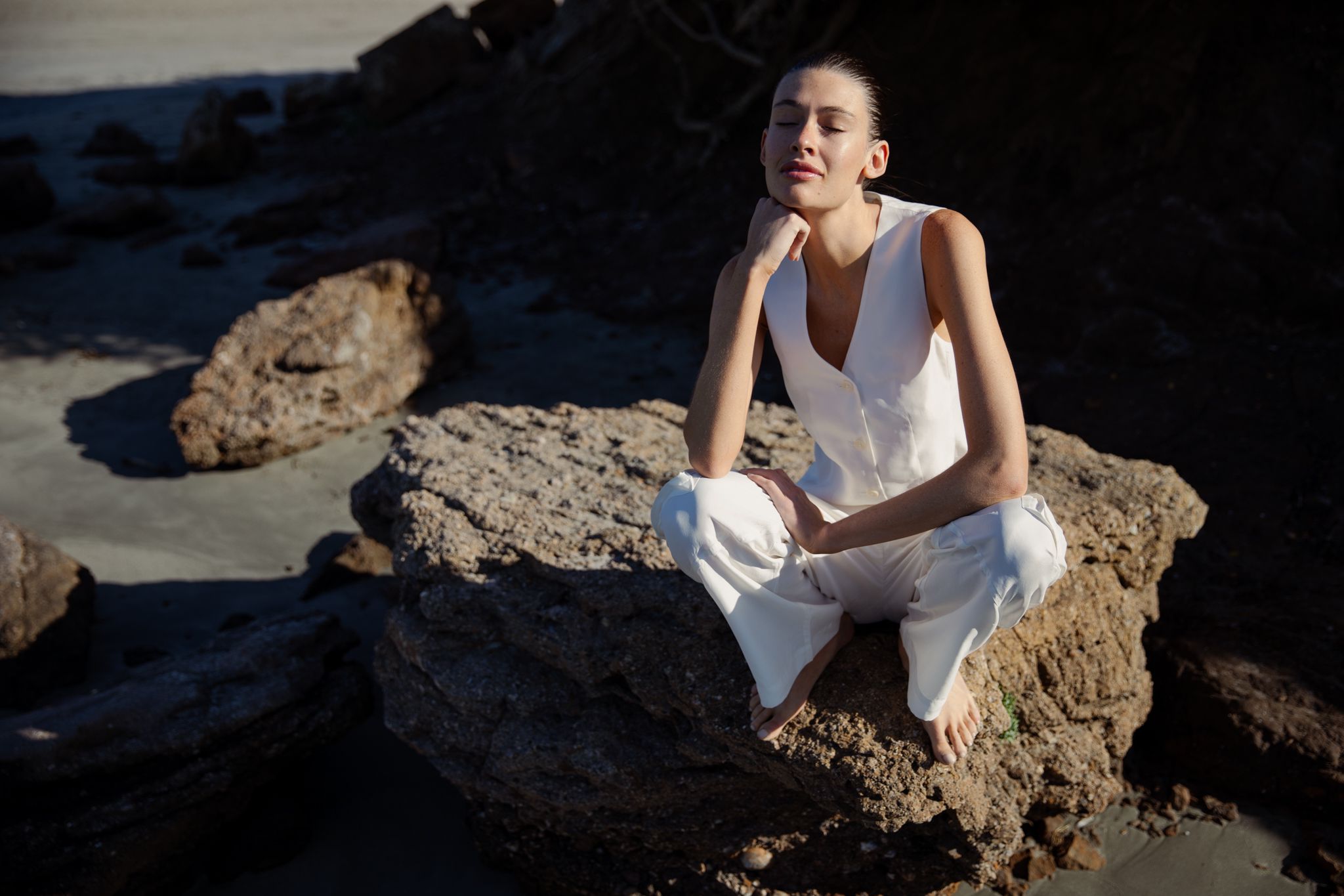 Cargo Pant White