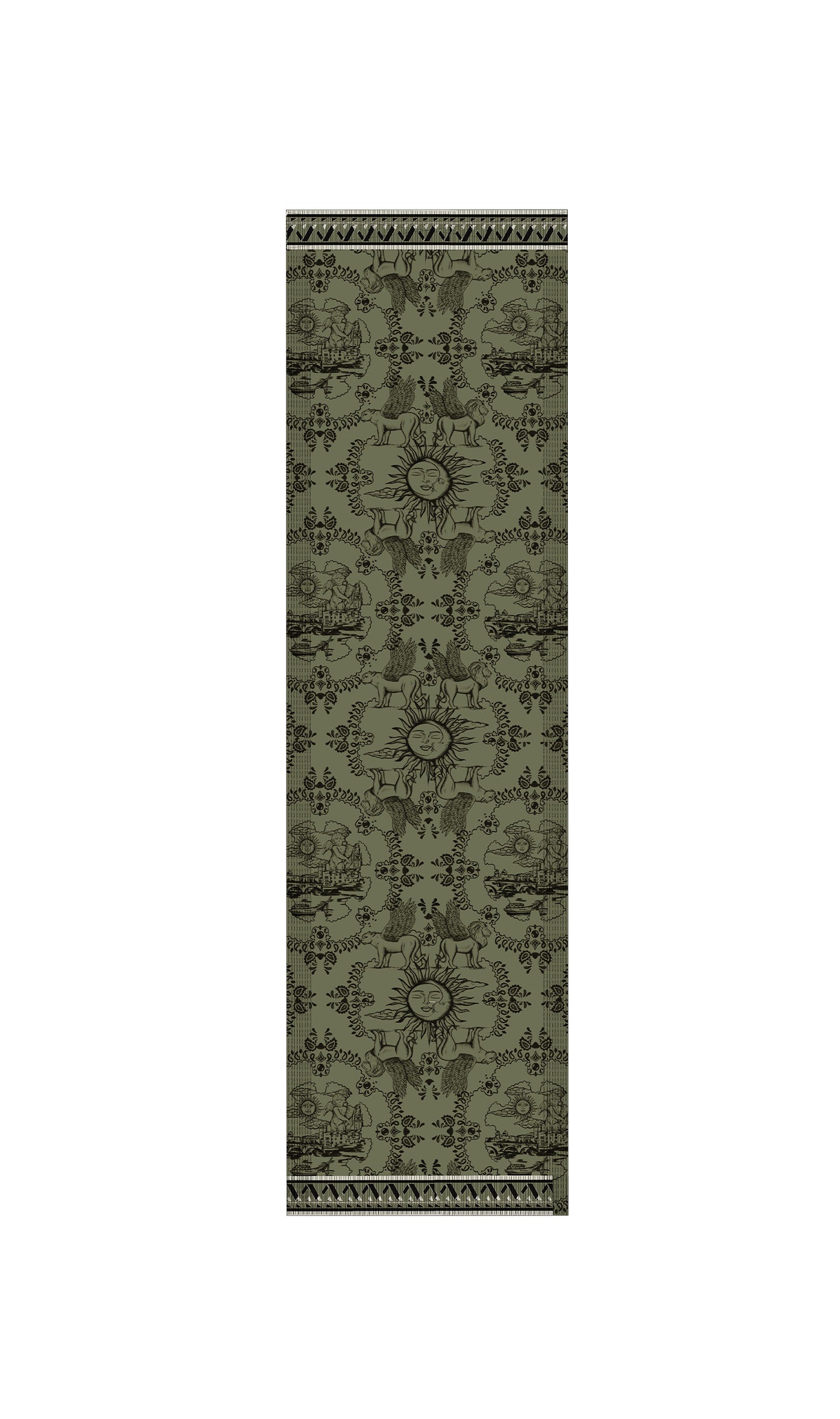 Throw Italian Coast Green