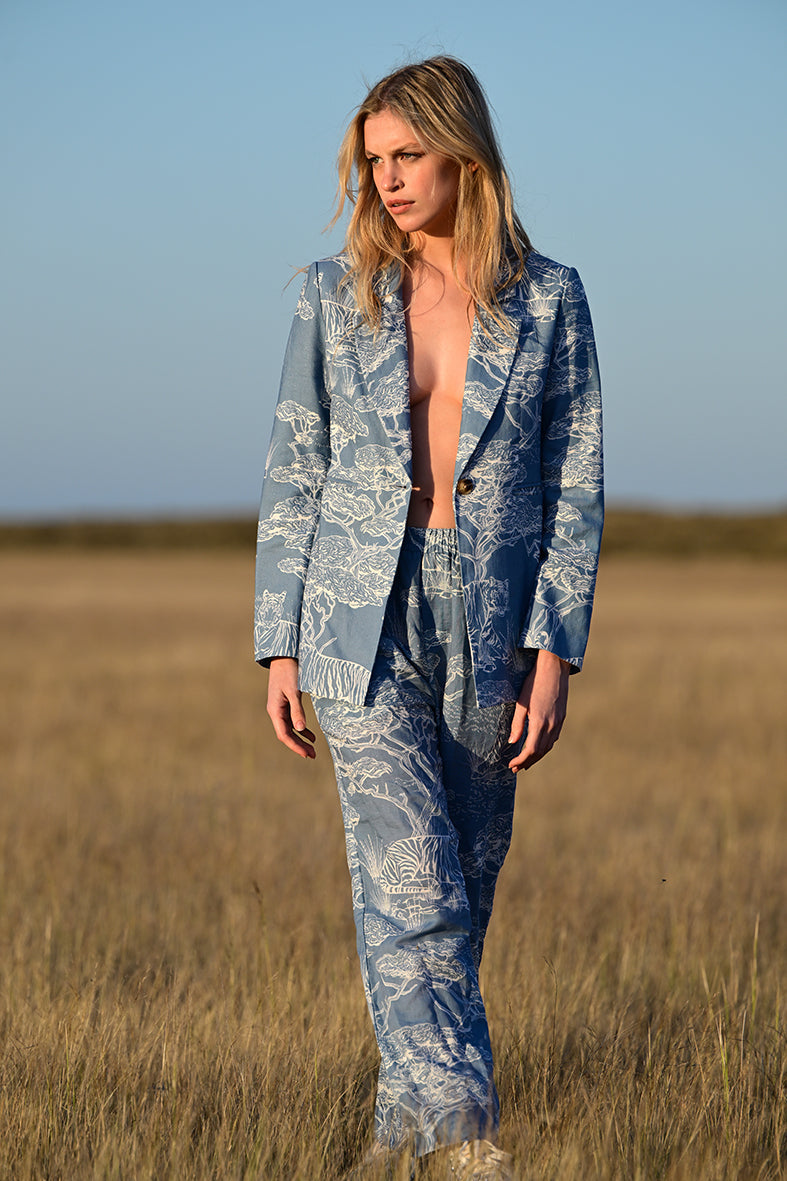 Blazer Safari Celeste 