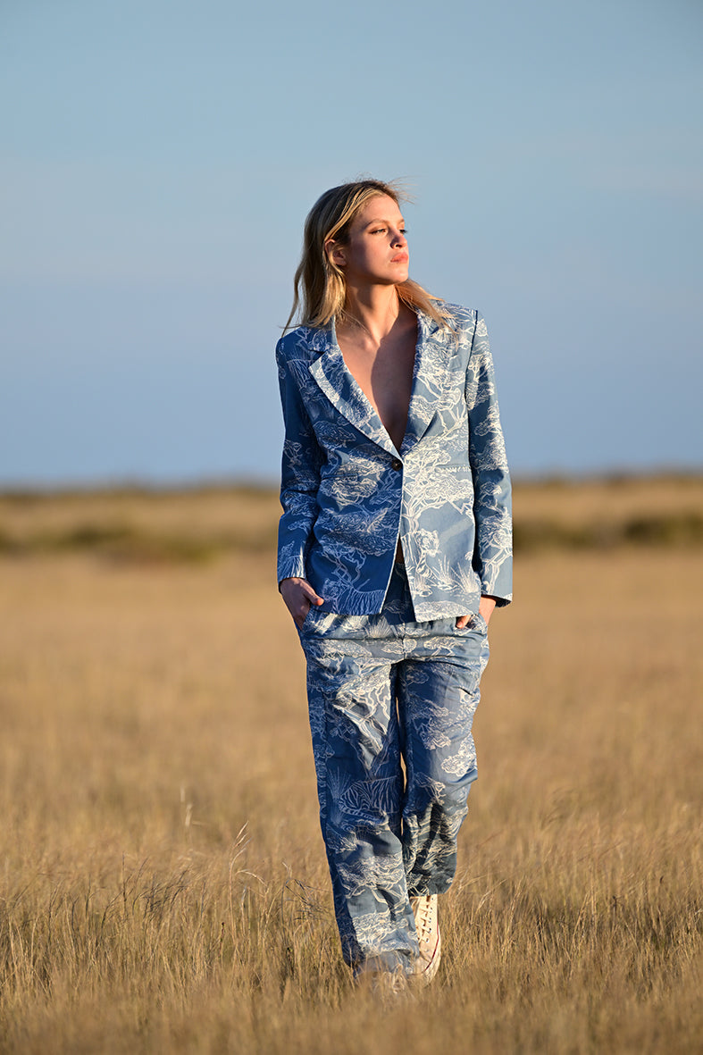 Blazer Safari Celeste 