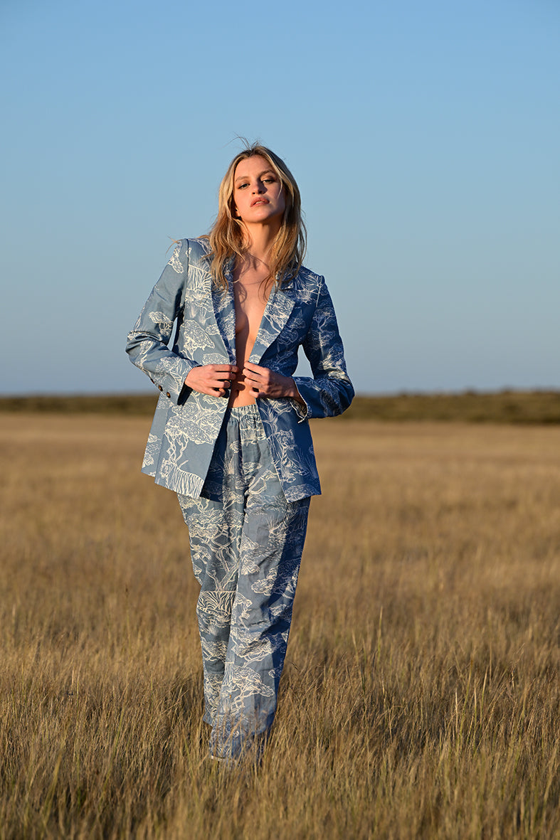 Blazer Safari Celeste 