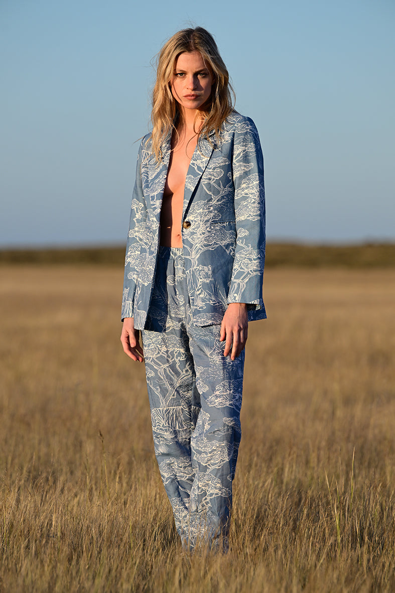 Blazer Safari Celeste 