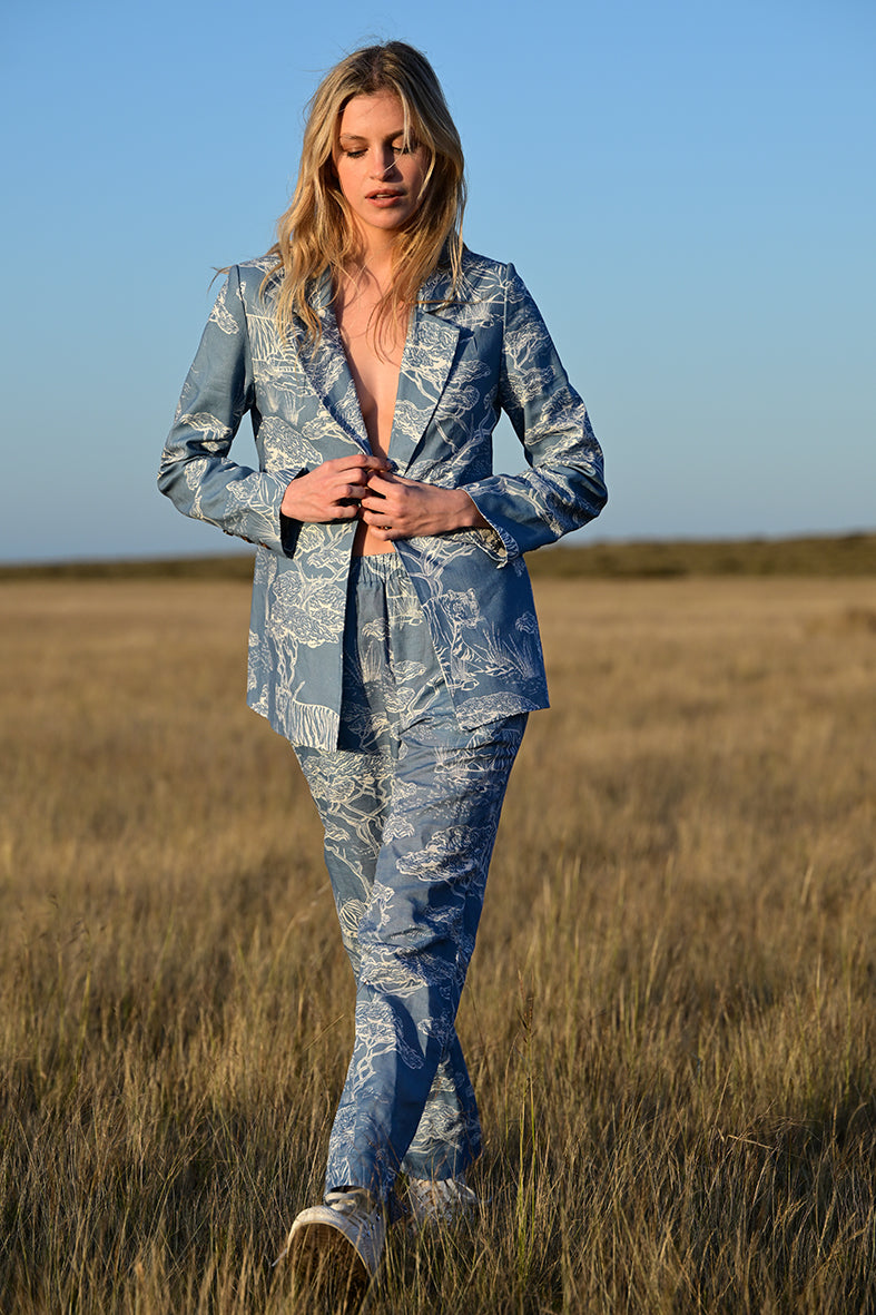 Pantalón Safari Celeste 