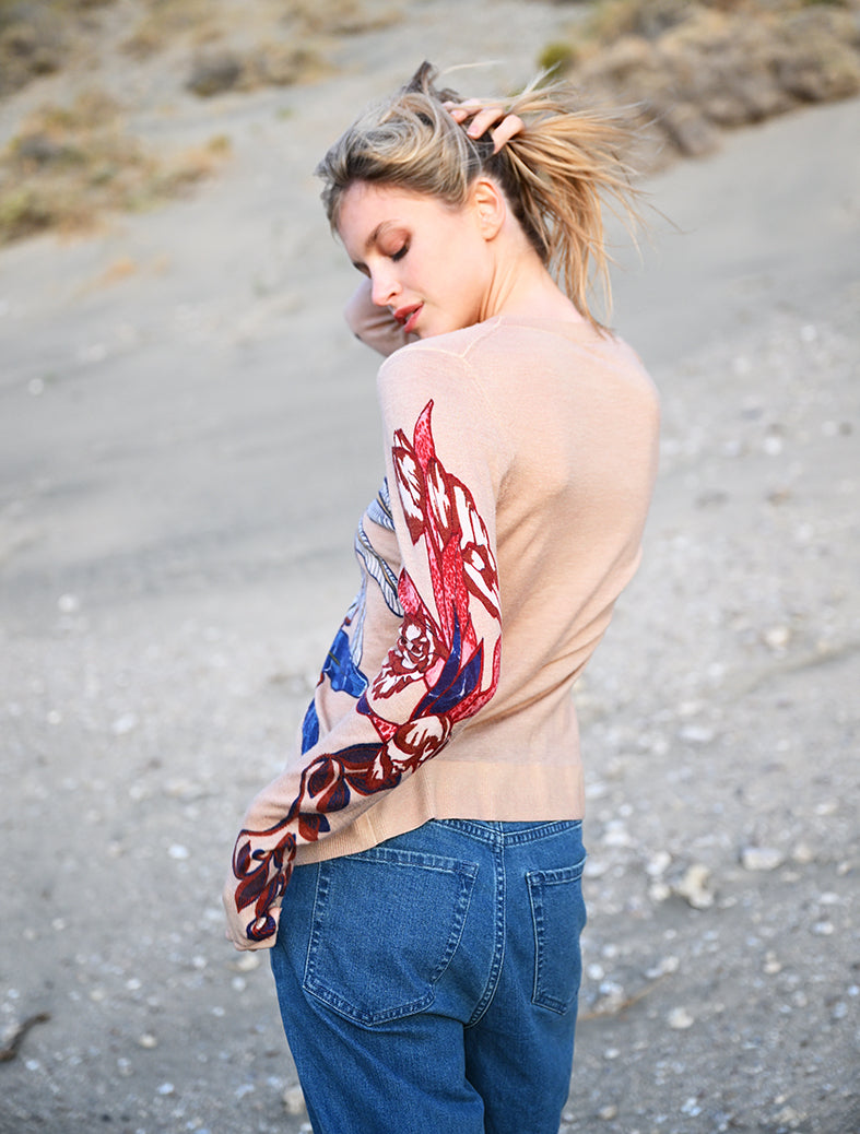 Sweater Cashmere Color Tiger