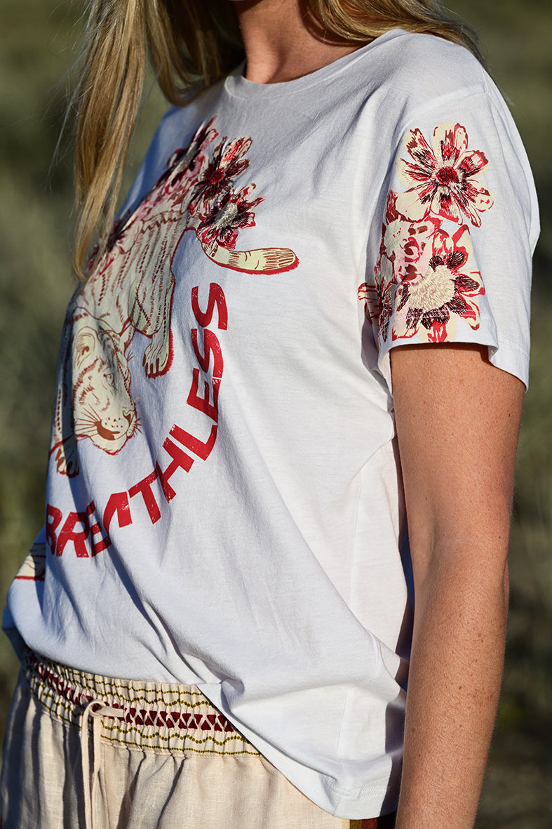 Remera Breathless Blanca 
