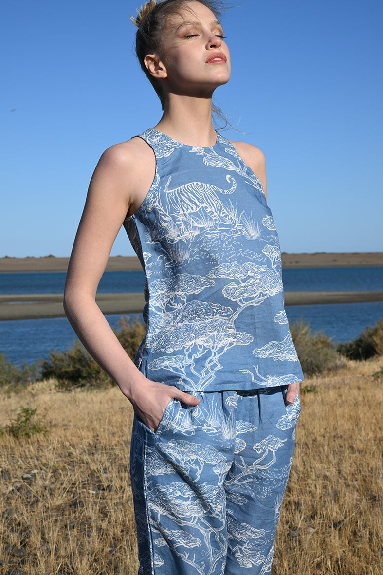 Top Safari Celeste