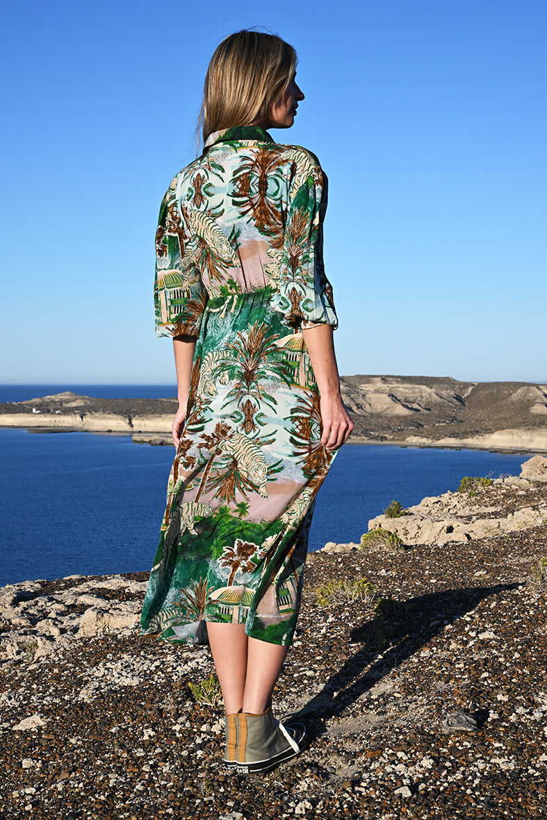 Vestido Largo Seda Paradise 
