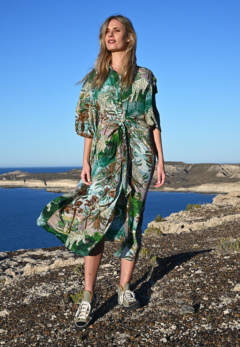 Vestido Largo Seda Paradise 