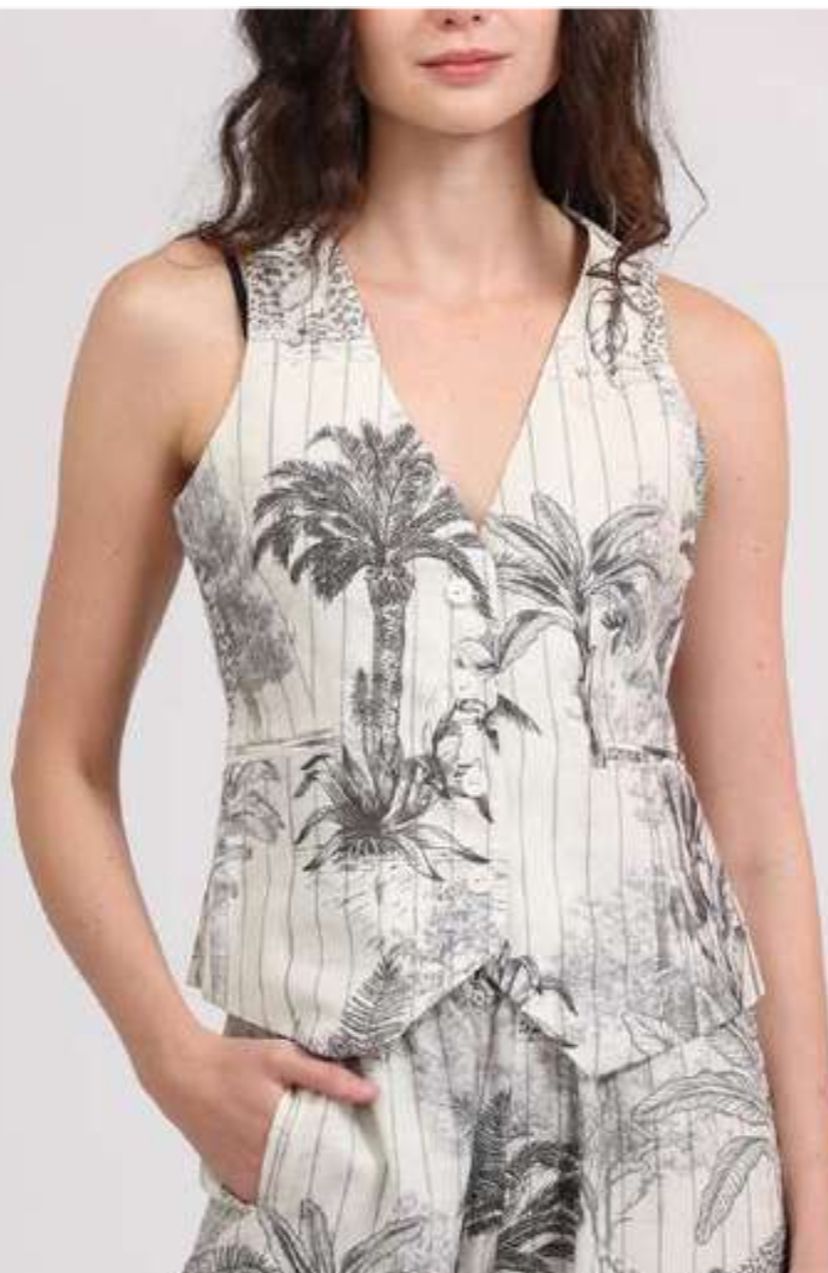 Vest Tropique Ecru