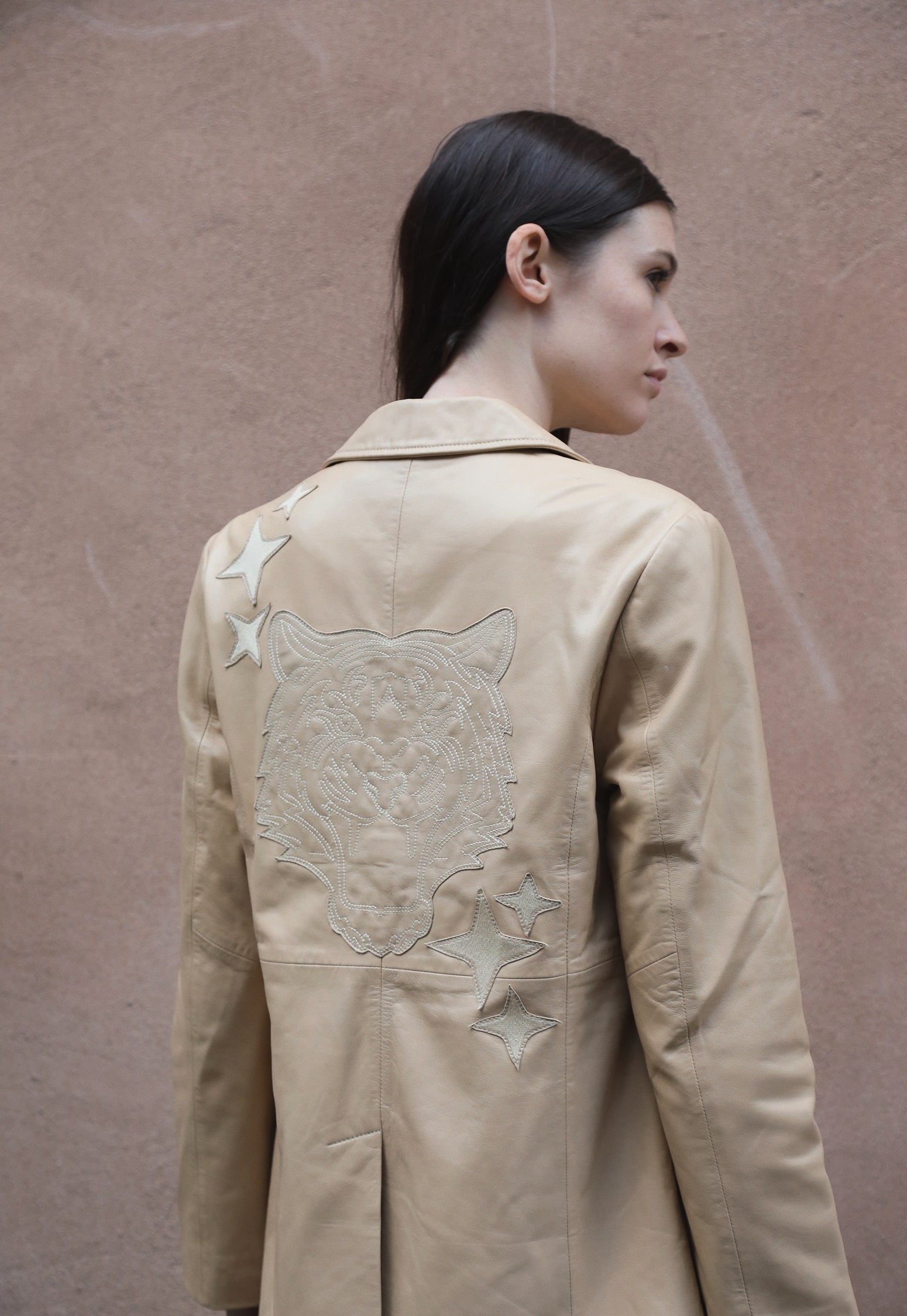 Tiger Blazer Leather Light Camel