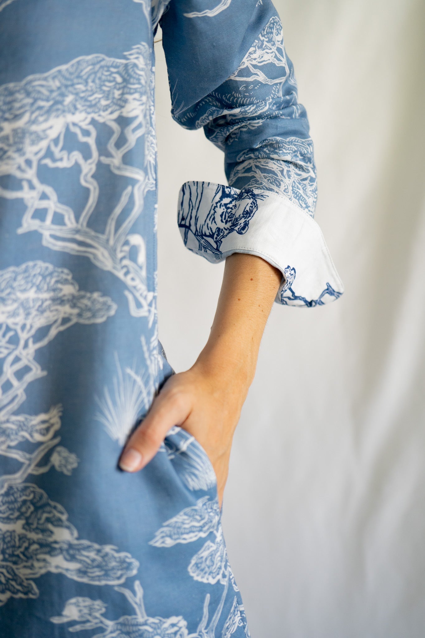 Tunic Safari Light Blue