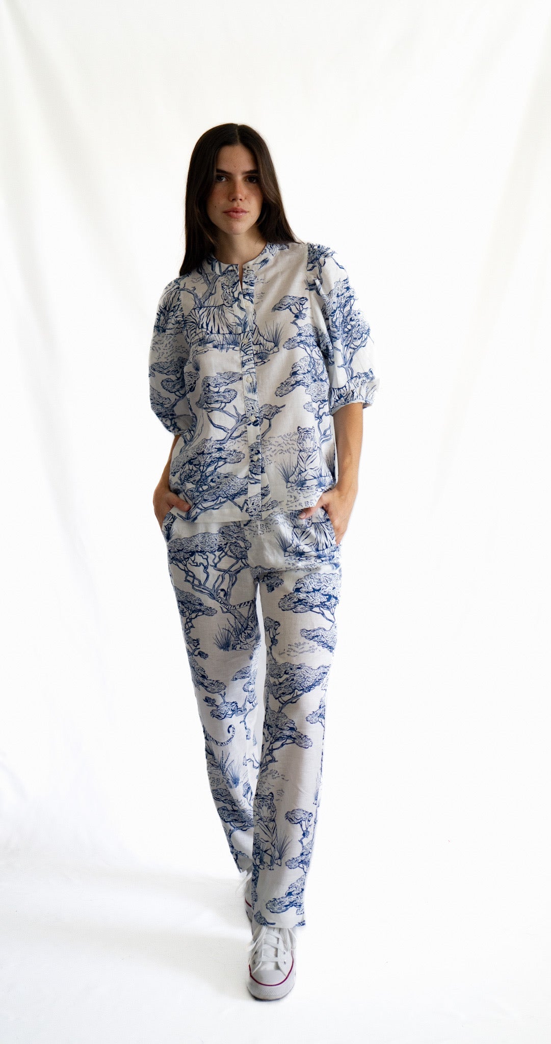 Camisa Globo Safari Blanco