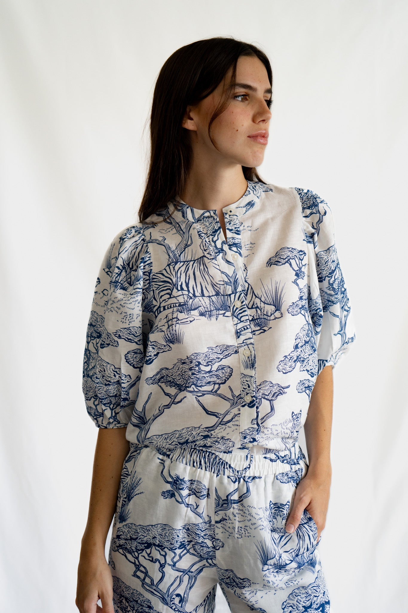Camisa Globo Safari Blanco